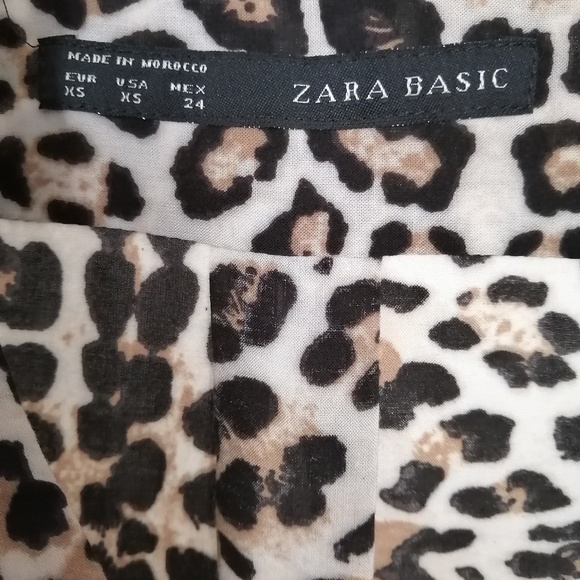 🤎 Zara Leopard Print Blouse - Picture 5 of 5